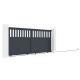 Portón corredero de aluminio AXIS ALTO 340 x 140 cm - X-METAL