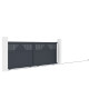 Portón corredero de aluminio AXIS TIME 400x140cm - X-METAL