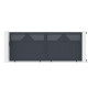 Portón corredero de aluminio AXIS TIME 400x158cm - X-METAL