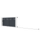 Portón corredero de aluminio AXIS TIME 400x158cm - X-METAL