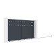 Portón corredero de aluminio AXIS FILM 300 x 158 cm - X-METAL