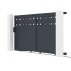 Portón corredero de aluminio AXIS FILM 300 x 158 cm - X-METAL