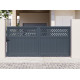 Portón corredero de aluminio AXIS GROW 300 x 140 cm - X-METAL