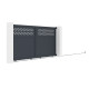 Portón corredero de aluminio AXIS GROW 300 x 158 cm - X-METAL