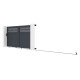 Portón corredero de aluminio AXIS GROW 300 x 158 cm - X-METAL