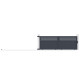 Portón corredero de aluminio AXIS GROW 400x140cm - X-METAL