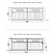 Portón corredero de aluminio AXIS GROW 400x158cm - X-METAL