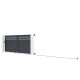 Portón corredero de aluminio AXIS GROW 400x158cm - X-METAL