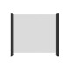 Barandilla de cristal con 2 postes de aluminio – 123 × 110 cm – X-METAL