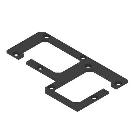 Kit de unión en ángulo para panel de valla telescópica de cristal - X-METAL