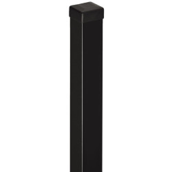 Poste de acero galvanizado para empotrar - 190 cm de altura - color antracita - X-METAL