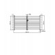 Portón batiente de aluminio SPACE 300x158cm - X-Métal