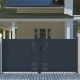 Portón batiente de aluminio 350x158cm FANCY TIME - X-Metal