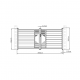 Portón batiente de aluminio 350x158cm FANCY TIME - X-Metal