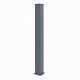 Poste de aluminio para portones y puertas 167cm - X-Metal