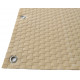 Biombo en resina tejida 1,5x5m con ojales para balcón y valla - 11 colores a elegir - RATTAN ART